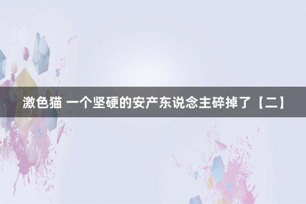 激色猫 一个坚硬的安产东说念主碎掉了【二】