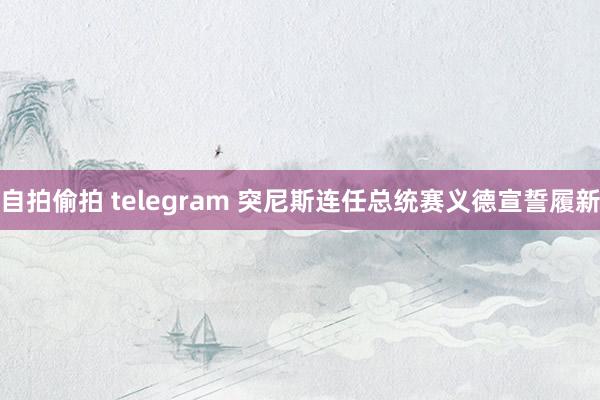 自拍偷拍 telegram 突尼斯连任总统赛义德宣誓履新