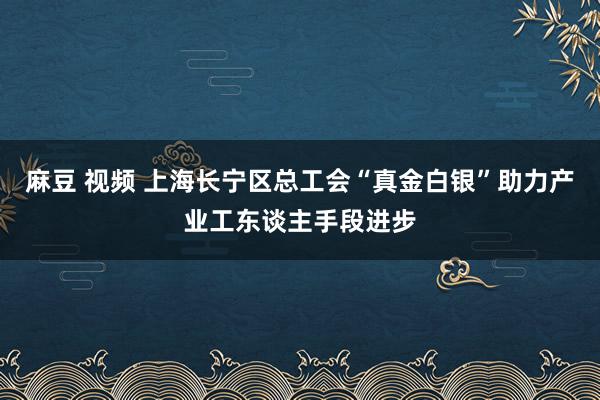 麻豆 视频 上海长宁区总工会“真金白银”助力产业工东谈主手段进步